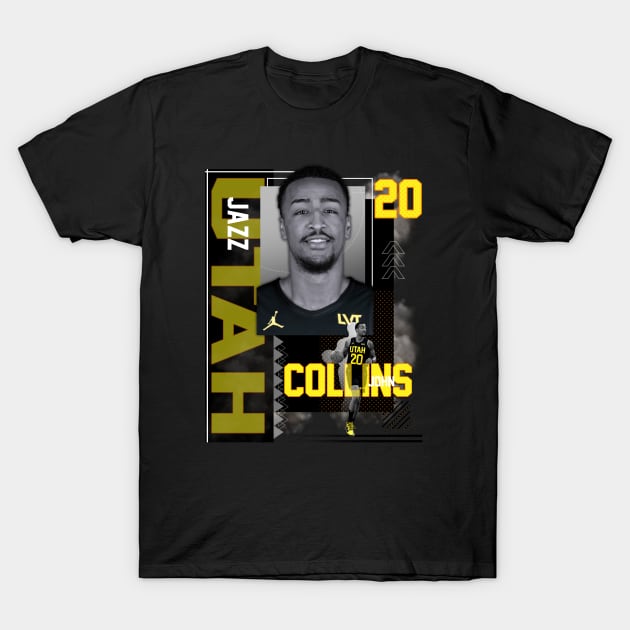 Utah Jazz John Collins 20 T-Shirt by today.i.am.sad